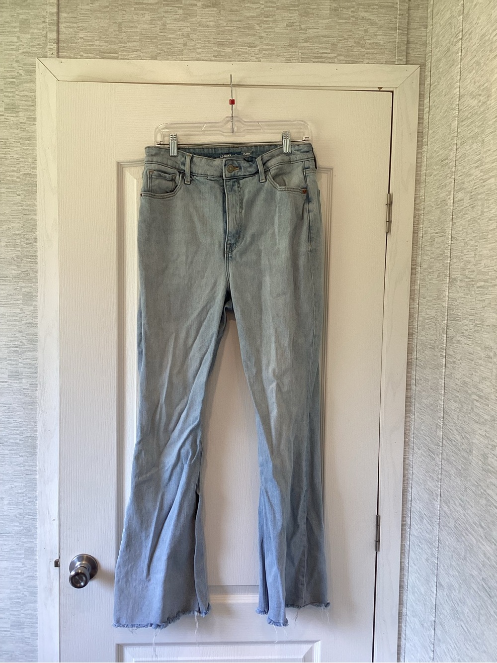 Old Navy Light Blue Flare Jeans 12 EUC